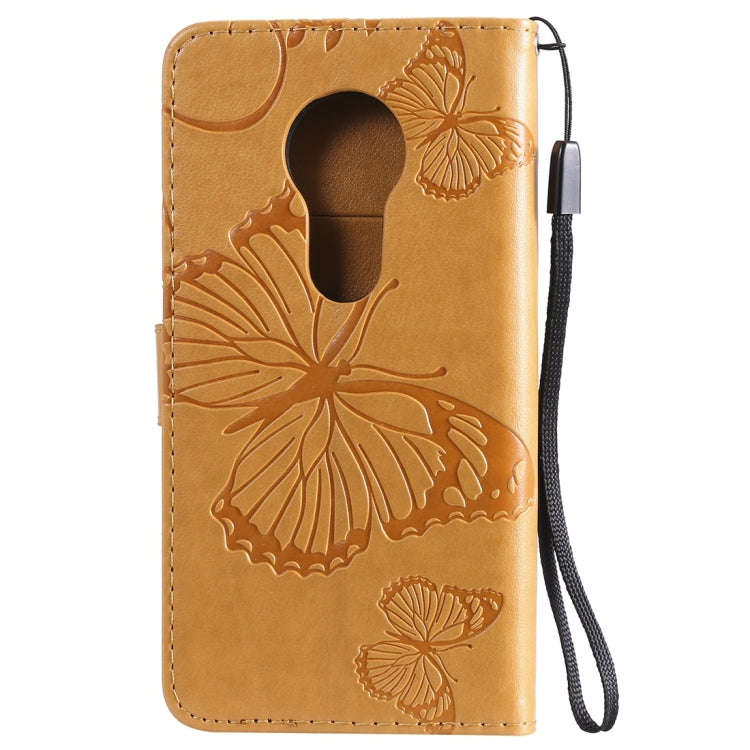 Butterfly Embossing Pattern Horizontal Flip Leather Case for Motorola Moto G7 Play, with Card Slo...