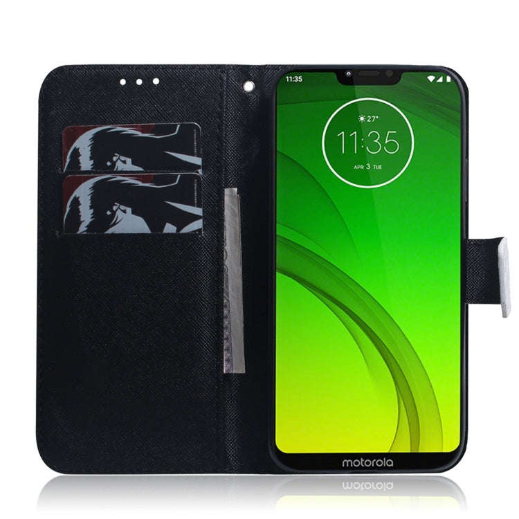 Anger Pattern Coloured Drawing Horizontal Flip Leather Case for Motorola Moto G7 Power, with Hold...
