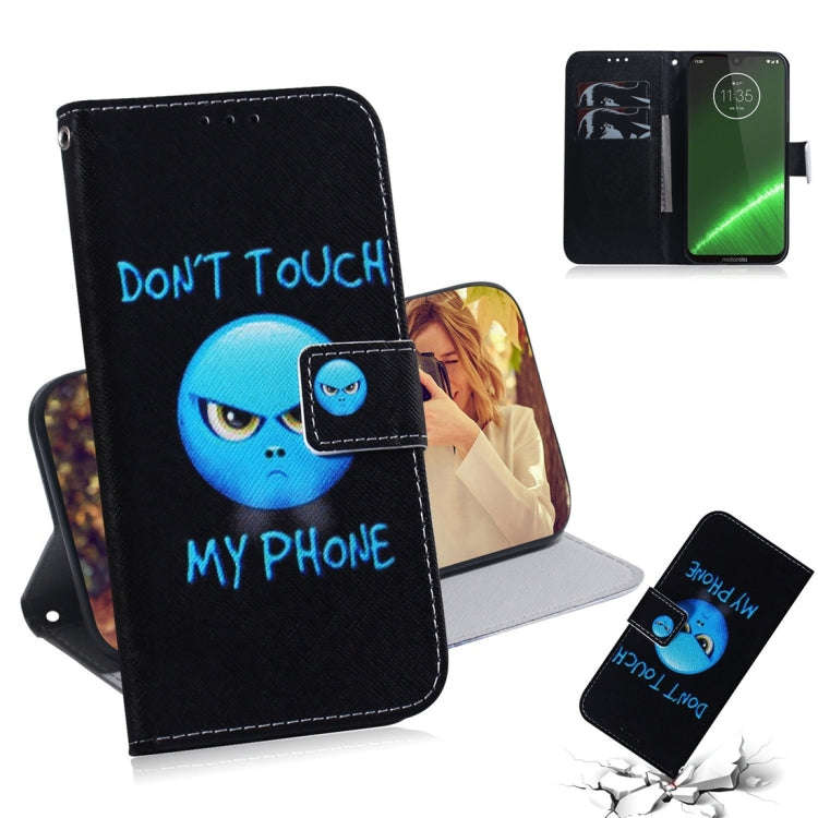 Anger Pattern Coloured Drawing Horizontal Flip Leather Case for Motorola Moto G7 / Moto G7 Plus, ...