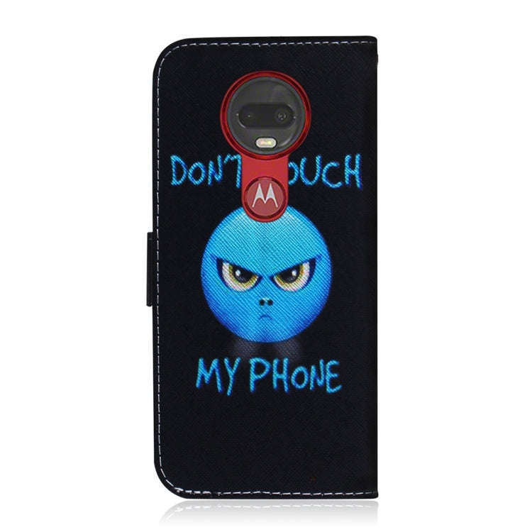 Anger Pattern Coloured Drawing Horizontal Flip Leather Case for Motorola Moto G7 / Moto G7 Plus, ...