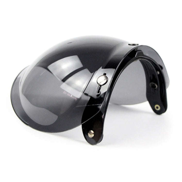 Soman Motorcycle Bubble Visor Open Face Helmet Visor Helmet Windshield Shield with Transparent Fr...