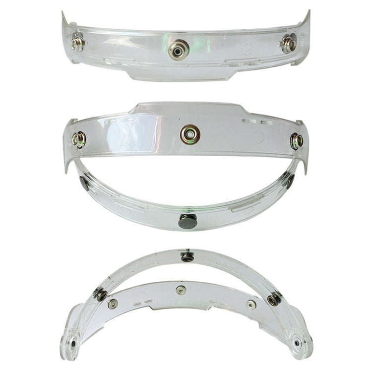 Soman Motorcycle Bubble Visor Open Face Helmet Visor Helmet Windshield Shield with Transparent Fr...
