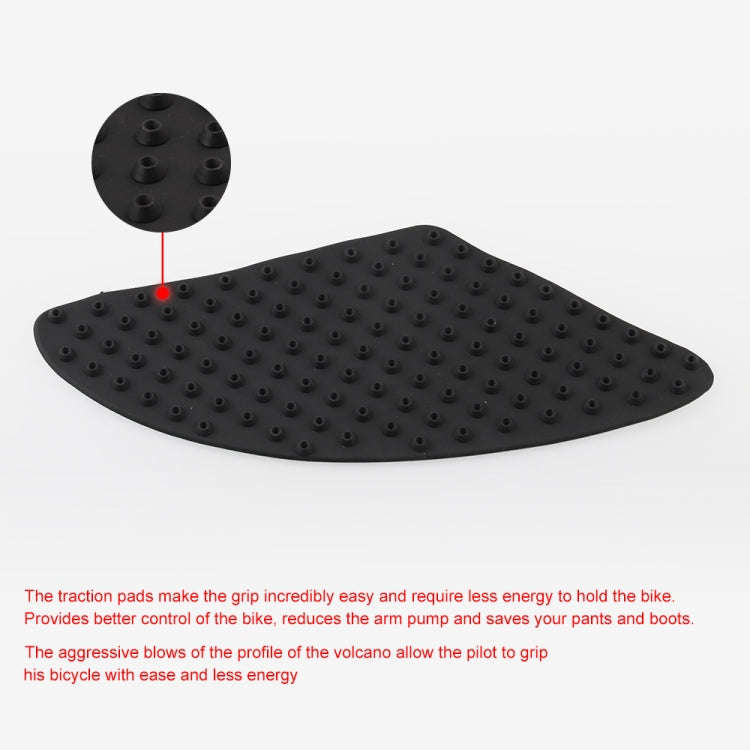 MB-OC024 Motorcycle Modification Accessories Pasteable Tank Anti-slip Side Insulation Protection ...