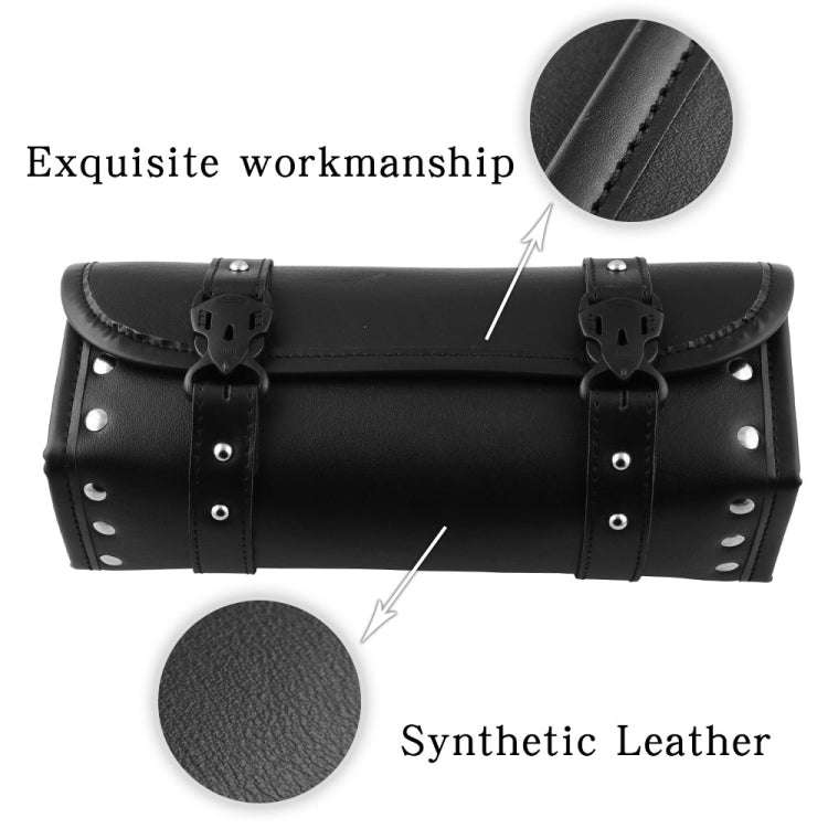MB-OT012-BK Motorcycle Modification Accessories Universal PU Leather Waterproof Tool Bag, Size: 3...