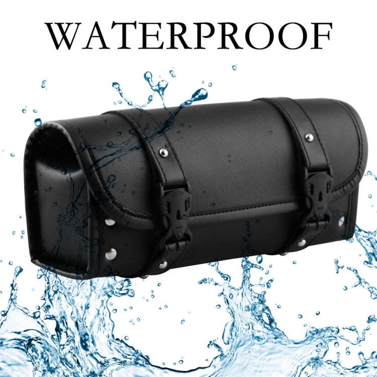 MB-OT012-BK Motorcycle Modification Accessories Universal PU Leather Waterproof Tool Bag, Size: 3...