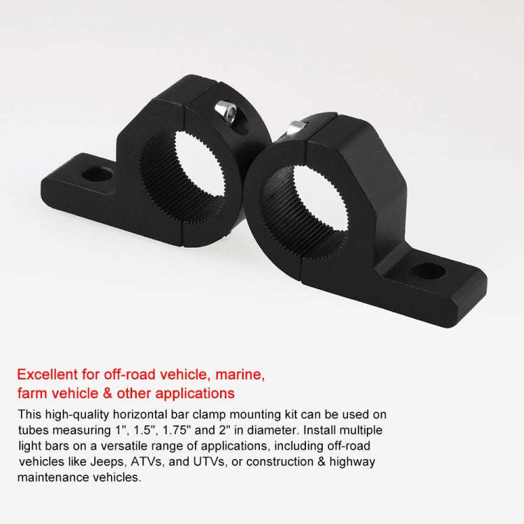 MB-EA076-1 Motorcycle Modification Accessories 20-30mm Universal Guardrail Spotlight Fixed Clip B...