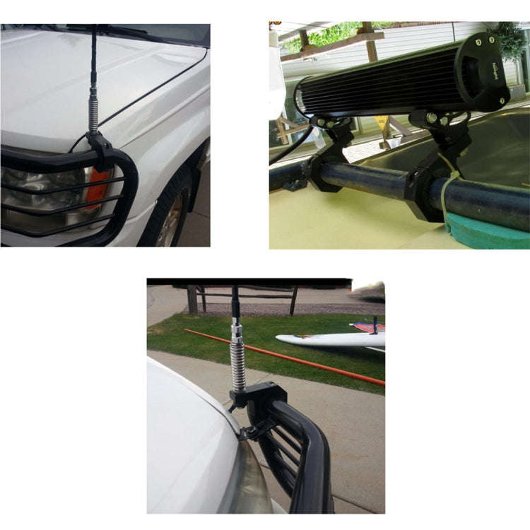 MB-EA076-1 Motorcycle Modification Accessories 20-30mm Universal Guardrail Spotlight Fixed Clip B...