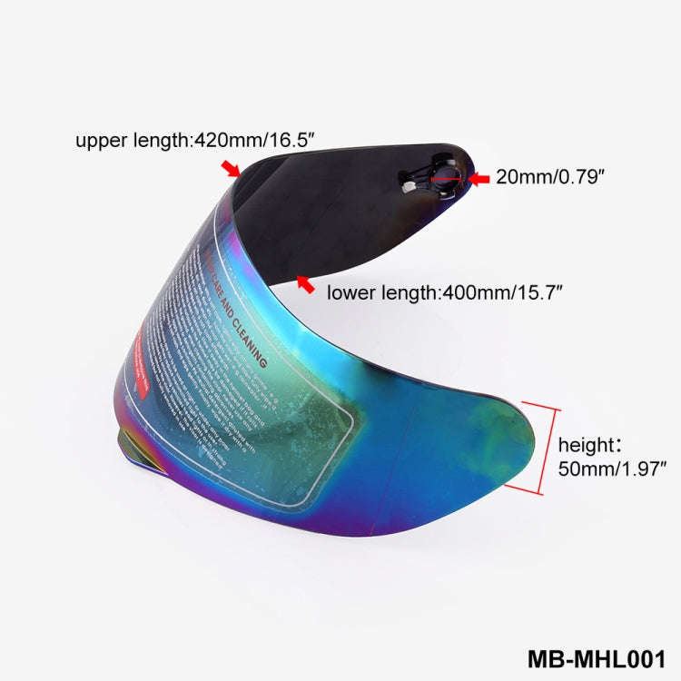 MB-MHL001 Motorcycle Helmet Shield Glasses Helmet Lens Full Face Visor Helmet Visor for AGV K3-SV...