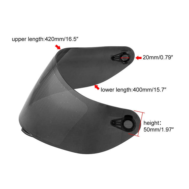 MB-MHL001 Motorcycle Helmet Shield Glasses Helmet Lens Full Face Visor Helmet Visor for AGV K3-SV...