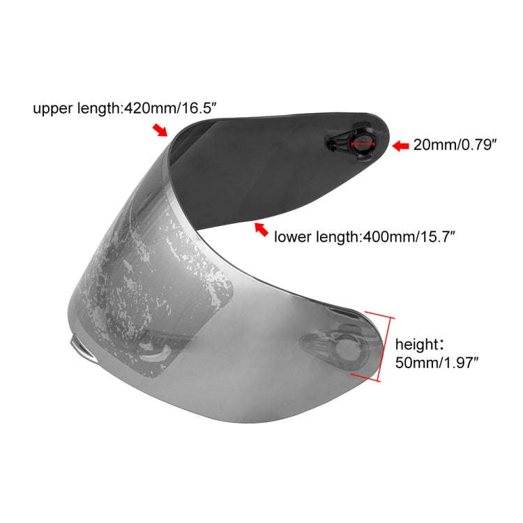 MB-MHL001 Motorcycle Helmet Shield Glasses Helmet Lens Full Face Visor Helmet Visor for AGV K3-SV...