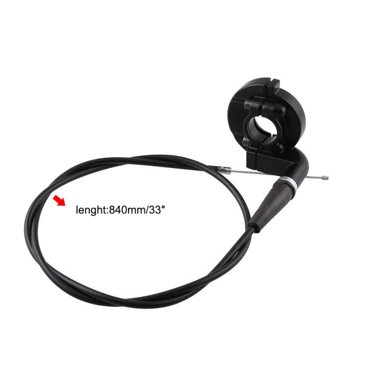 MB-MH028-BK Motorcycle Grips 22mm Handle Throttle Clamp Hand Grip with Throttle Cable  for 110-25...