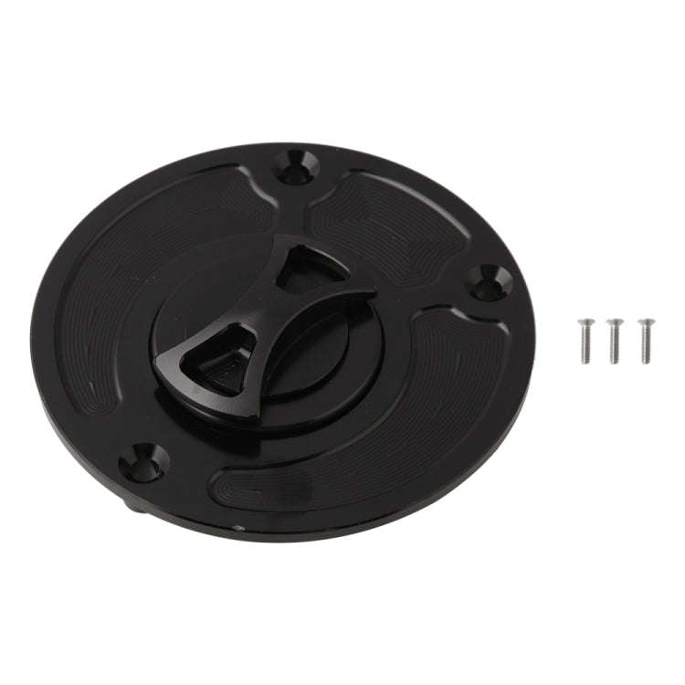 MB-OC029-BK Motorcycle Aluminum Oil Box Cover for Kawasaki FZX-6R / ZX-6RF 1-3 (Black)