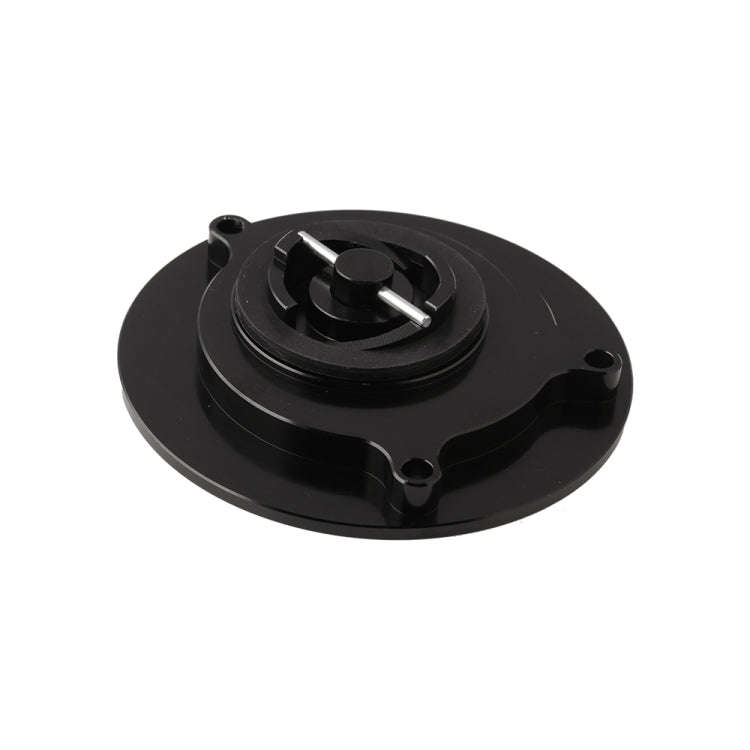MB-OC029-BK Motorcycle Aluminum Oil Box Cover for Kawasaki FZX-6R / ZX-6RF 1-3 (Black)
