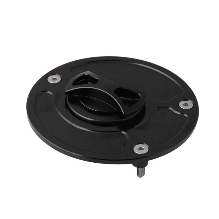 MB-OC029-BK Motorcycle Aluminum Oil Box Cover for Kawasaki FZX-6R / ZX-6RF 1-3 (Black)