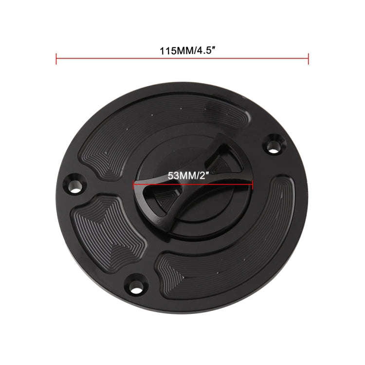MB-OC029-BK Motorcycle Aluminum Oil Box Cover for Kawasaki FZX-6R / ZX-6RF 1-3 (Black)