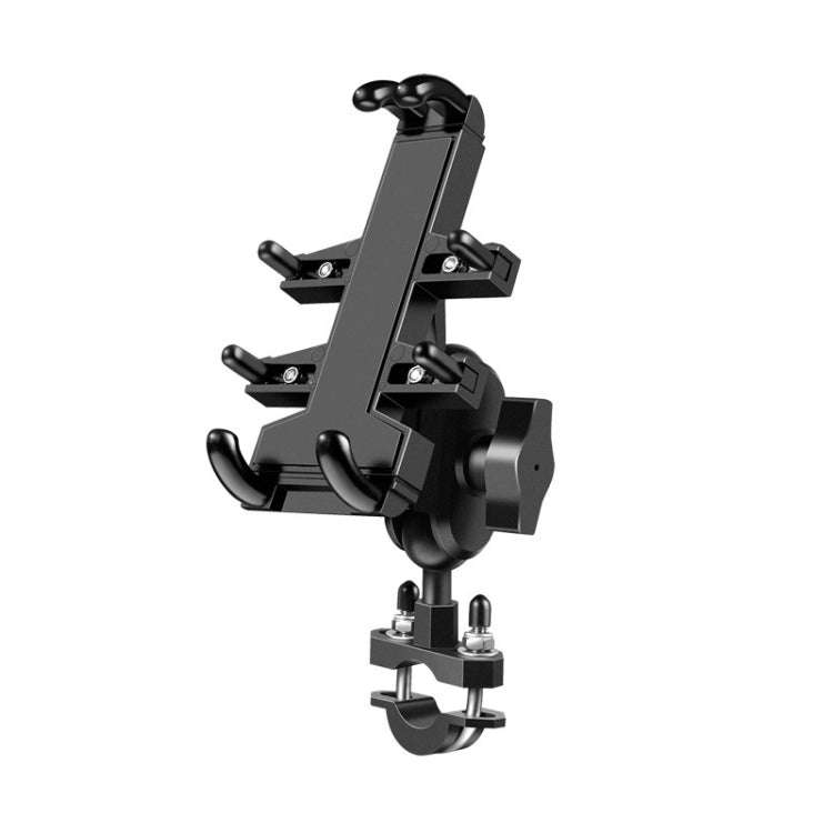 U-shaped Bolt Ball-Head Motorcycle Handlebar Multi-function Eight-jaw Aluminum Phone Navigation H...
