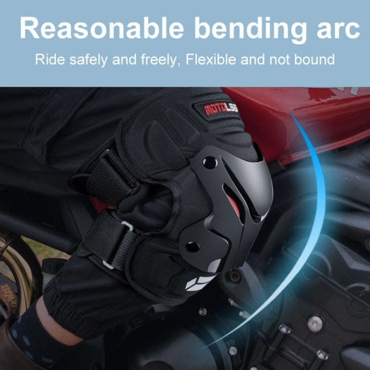 Motolsg 4 in 1 Knee Pads Elbow Pads Outdoor Sports Hiking Ski Motorcycle Bicycle Riding Protectiv...