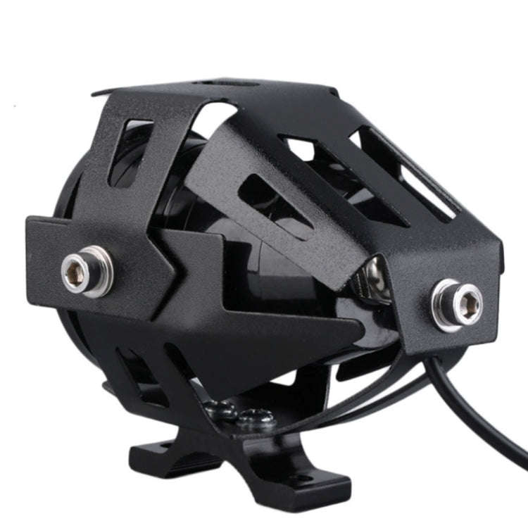 U7 10W 1000LM LED Waterproof IP67 Headlamp Light with Angel Eyes Light for Motorcycle / SUV, DC 12V