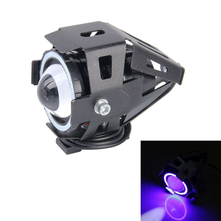 U7 10W 1000LM LED Life Waterproof Headlamp Light with Angel Eyes Light for Motorcycle / SUV, DC 1...