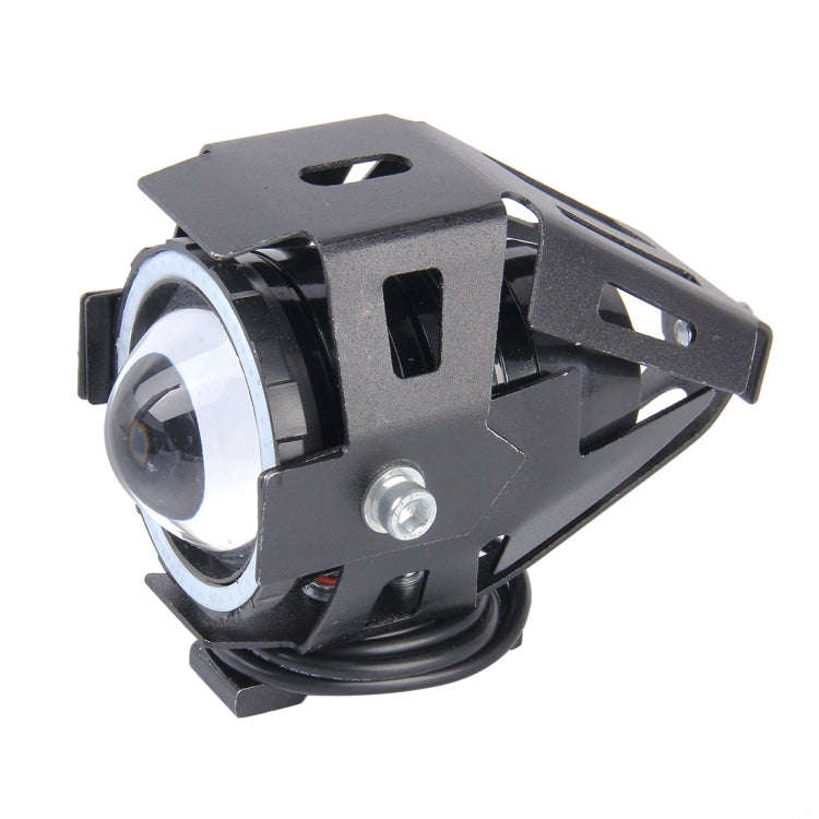 U7 10W 1000LM LED Life Waterproof Headlamp Light with Angel Eyes Light for Motorcycle / SUV, DC 1...