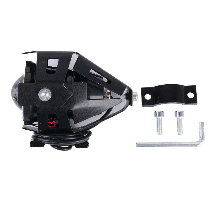 U7 10W 1000LM LED Life Waterproof Headlamp Light with Angel Eyes Light for Motorcycle / SUV, DC 1...
