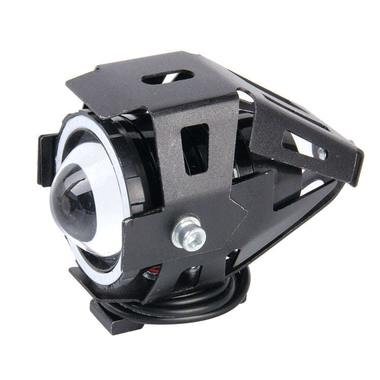 U7 10W 1000LM LED Life Waterproof Headlamp Light with Angel Eyes Light for Motorcycle / SUV, DC 1...