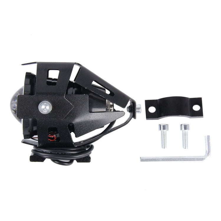 U7 10W 1000LM LED Life Waterproof Headlamp Light with Angel Eyes Light for Motorcycle / SUV, DC 1...