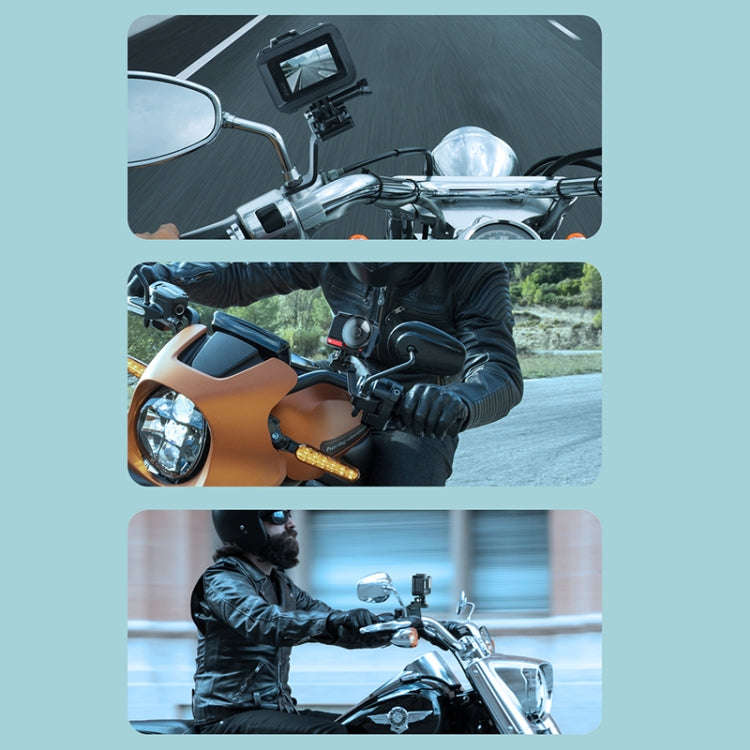 RUIGPRO Motorcycle Handlebar Alloy Phone Bracket for GoPro, Insta360, DJI and Other Action Camera...