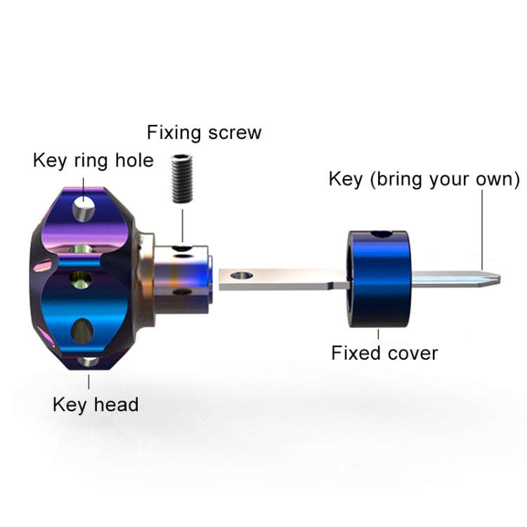 Motorcycle Modified Key Shell Key Handle without Key Embryo for KTM 125 / Xciting 400 / Calf UM+
