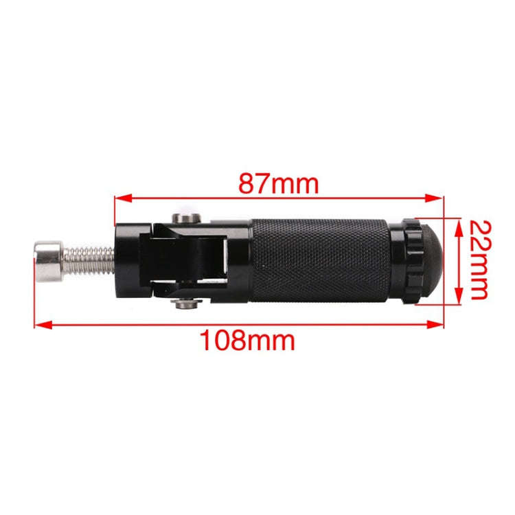 Speedpark 1 Pair Universal Folding Footrests Footpegs Foot Rests Pegs Rear Pedals Set 8mm Install...