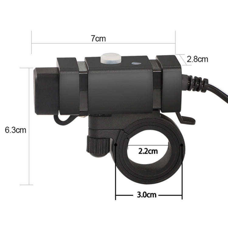 Motorcycle Mobile Phone Charger QC3.0 PD Fast Charge Charger U-type Terminal