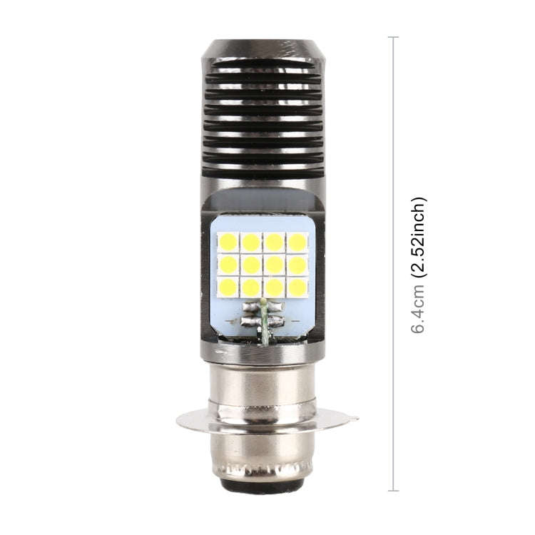 PX15D DC12V / 7.4W Motorcycle LED Headlight with 24LEDs SMD-3030 Lamp Beads (White Light)