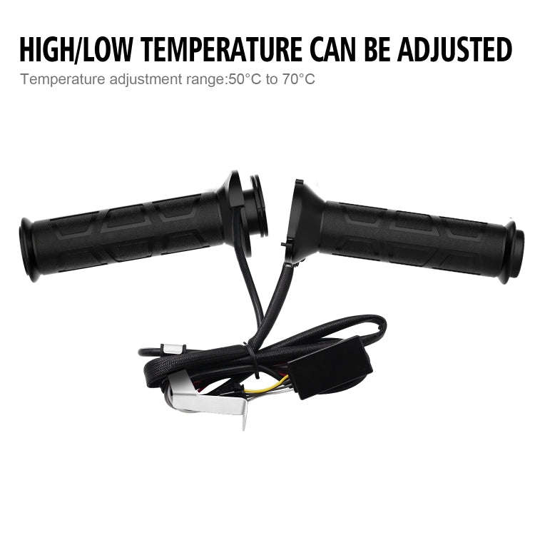 WUPP CS-095D1 Motorcycle Modified Adjustable Temperature Silicone Universal Electric Heating Hand...