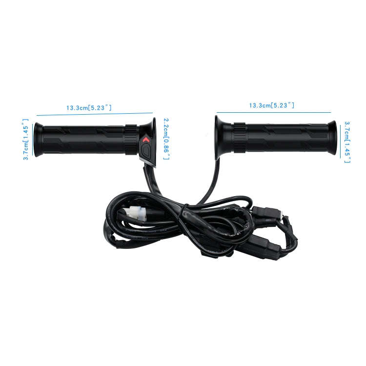 WUPP CS-990A1 Motorcycle Modified Intelligent Electric Heating Hand Cover Heated Grip Handlebar w...