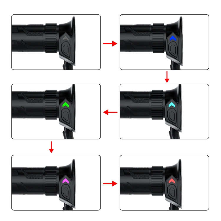 WUPP CS-990A1 Motorcycle Modified Intelligent Electric Heating Hand Cover Heated Grip Handlebar w...