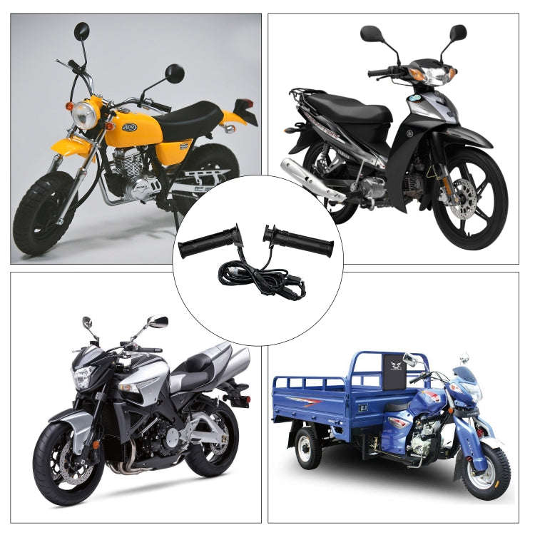 WUPP CS-990A1 Motorcycle Modified Intelligent Electric Heating Hand Cover Heated Grip Handlebar w...