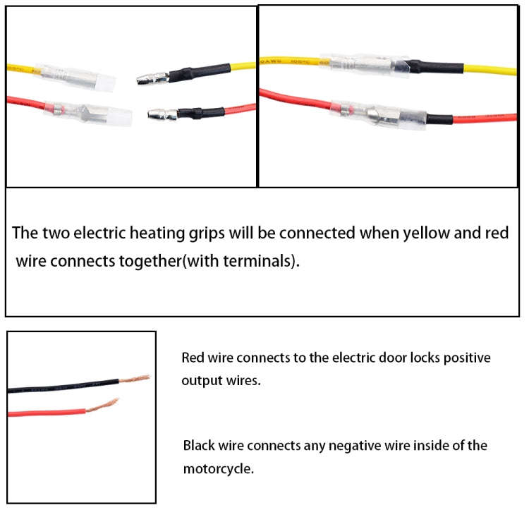 CS-503A1 Motorcycle Modified Electric Heating Hand Cover Heated Grip Handlebar with Digital Voltm...