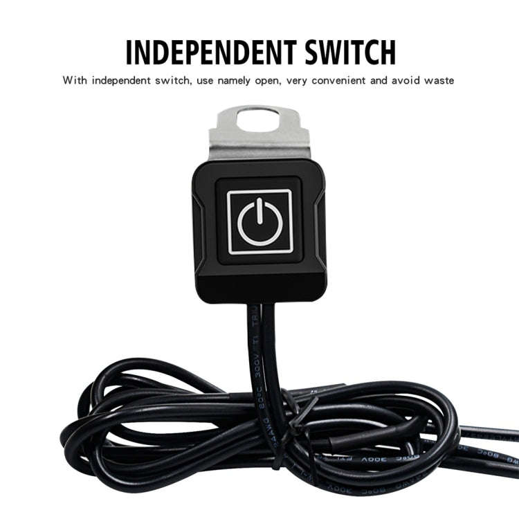 WUPP ZH-975B3 Motorcycle Aluminum Alloy Waterproof Mobile Phone Double QC3.0 Quick Charging Charg...