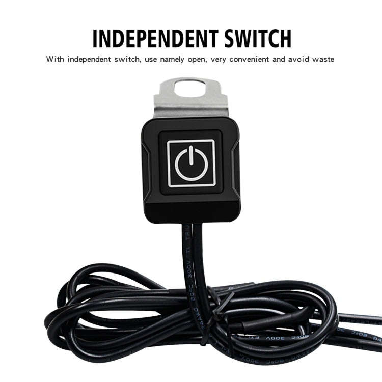 WUPP ZH-975A3 Motorcycle Aluminum Alloy Waterproof Mobile Phone Double QC3.0 Quick Charging Charg...