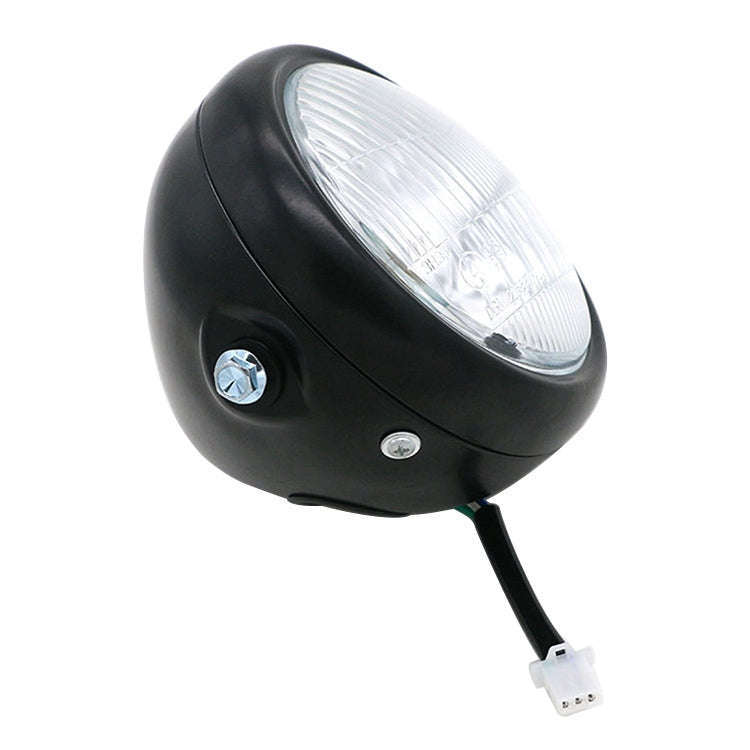 5.75 inch Motorcycle Black Shell Retro Lamp LED Headlight Modification Accessories for CG125 / GN...
