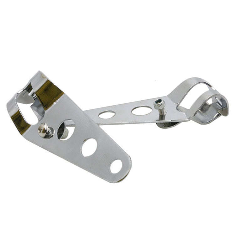 Motorcycle Headlight Holder Modification Accessories, Size:S (Silver)