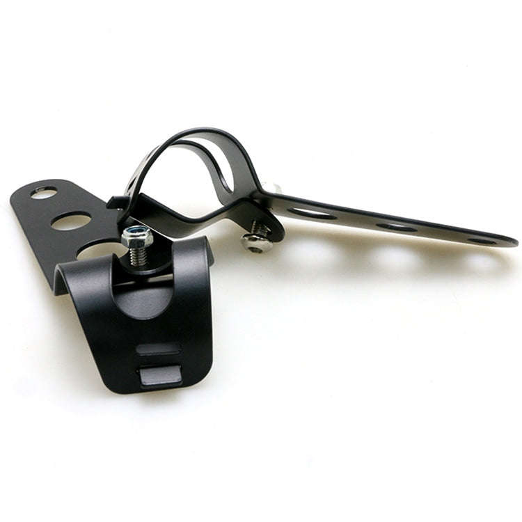 Motorcycle Headlight Holder Modification Accessories, Size:L (Black)