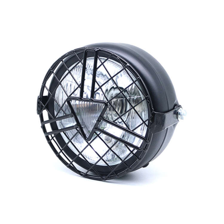 Motorcycle Arrowhead Reticular Retro Lamp LED Headlight Modification Accessories for CG125 / GN12...