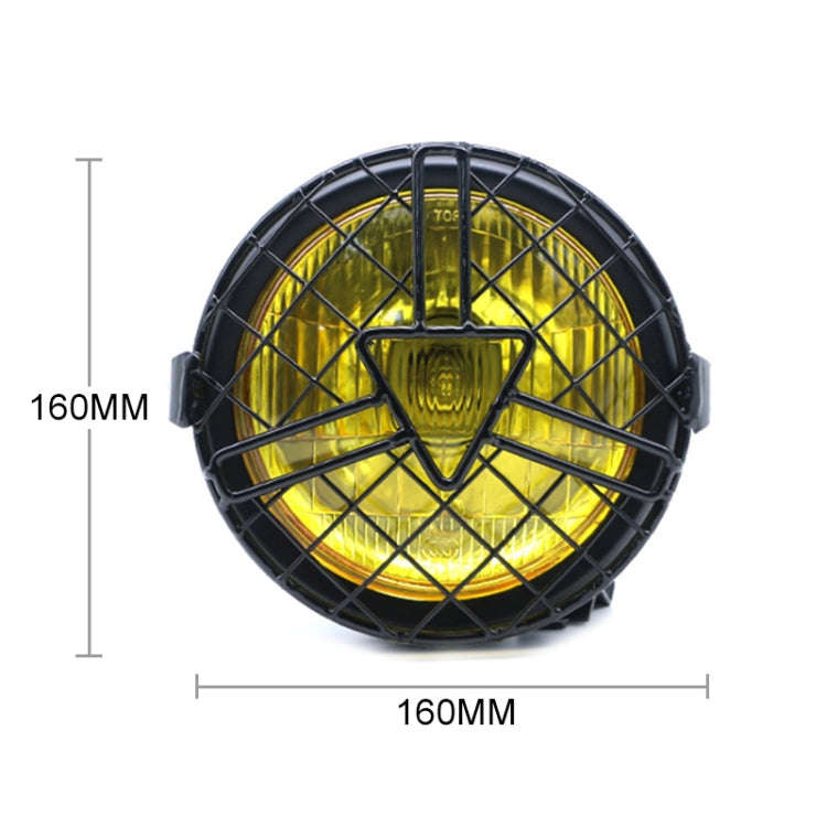 Motorcycle Arrowhead Reticular Retro Lamp LED Headlight Modification Accessories for CG125 / GN12...