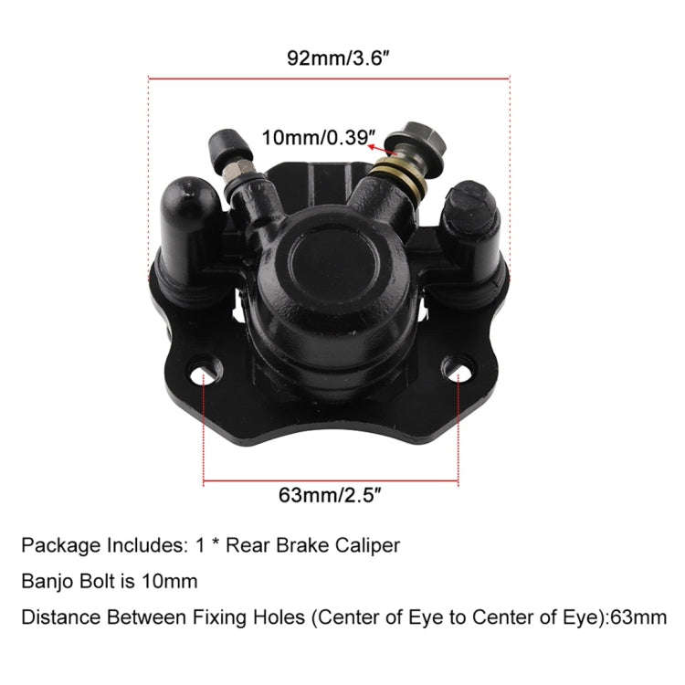 Right Side Modified Rear Brake Caliper for Motocycle / 50CC 70CC 90CC 110CC 125CC 150CC ATV Quad ...