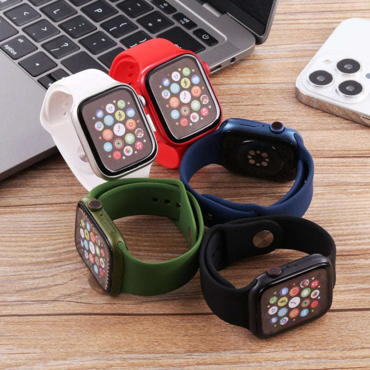For Apple Watch Series 7 45mm Color Screen Non-Working Fake Dummy Display Model (White)