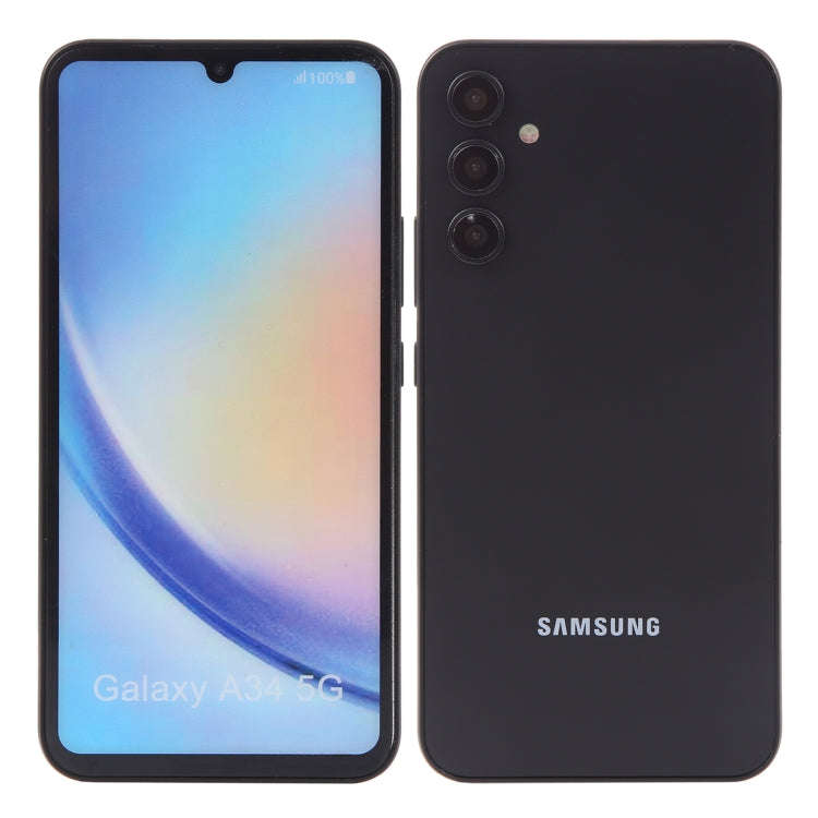 For Samsung Galaxy A34 5G Color Screen Non-Working Fake Dummy Display Model (Black)
