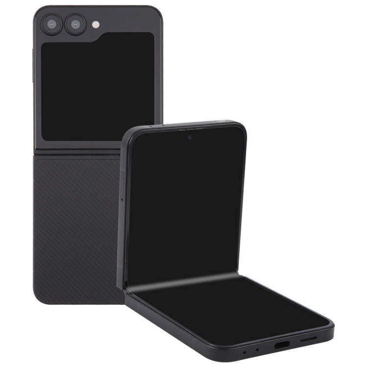For Samsung Galaxy Z Flip6 Black Screen Non-Working Fake Dummy Display Model (Black)