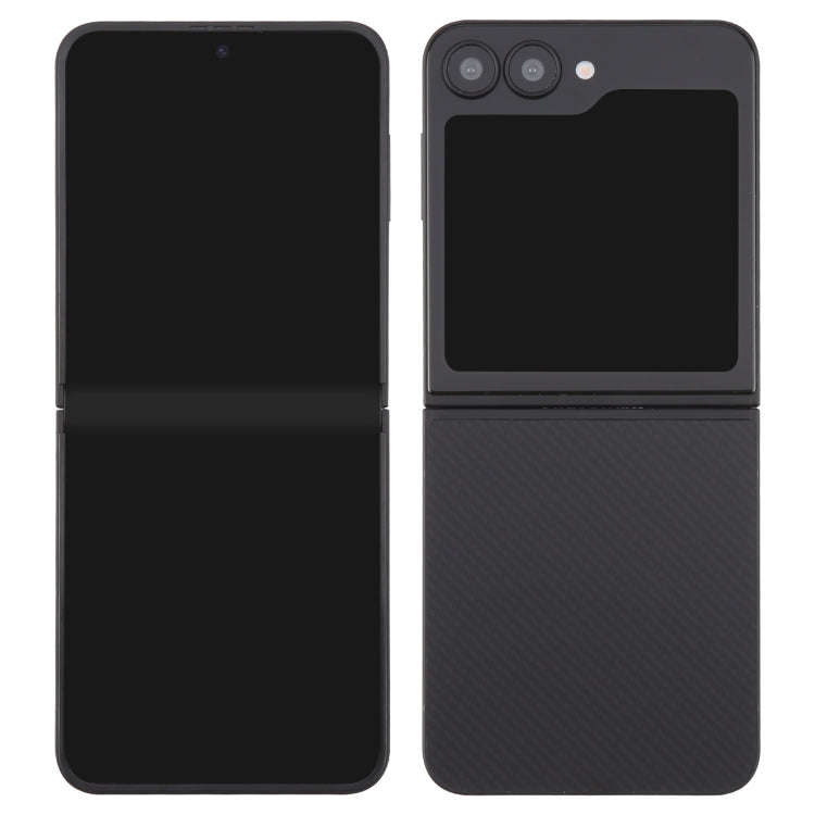 For Samsung Galaxy Z Flip6 Black Screen Non-Working Fake Dummy Display Model (Black)