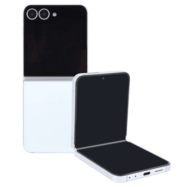 For Samsung Galaxy Z Flip6 Black Screen Non-Working Fake Dummy Display Model (White)